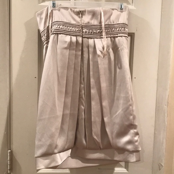 Silk strapless bubble dress - Picture 5 of 8